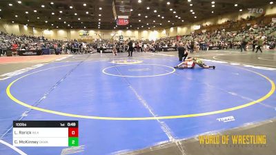 100 lbs Semifinal - Line Nau Rarick, Westlake vs Chanlee McKinney, OKWA