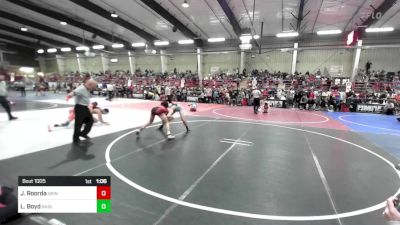 137 lbs Round Of 32 - Jackson Roorda, Grindhouse WC vs Logan Boyd, Badlands WC