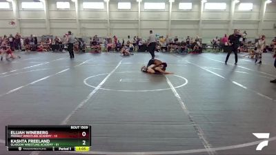 84 lbs Semifinal - Elijah Wineberg, Prodigy Wrestling Academy vs Kashta Freeland, Glasgow Wrestling Academy