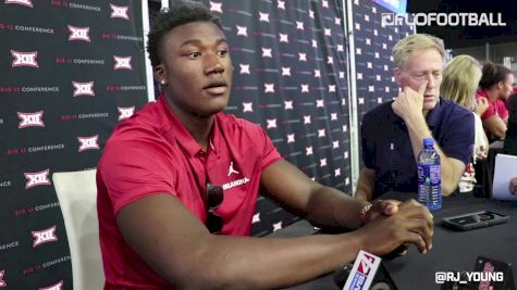 Oklahoma Linebacker Kenneth Murray At Big 12 Media Days