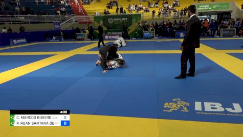 CARLOS MARCOS RIBEIRO DA SILVA vs PAULO RUAN SANTANA DE OLIVEIRA 2024 Brasileiro Jiu-Jitsu IBJJF
