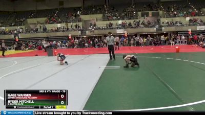 75 lbs Quarterfinal - Gage Wangen, Summit Wrestling Academy vs Ryder Mitchell, X-Factor Elite