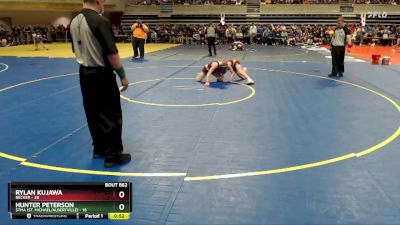 108 lbs 1st Place Match - Hunter Peterson, STMA (St. Michael/Albertville) vs Rylan Kujawa, Becker