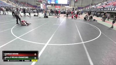 67 lbs Cons. Round 3 - Charlie Novak, MN vs Apollo Rojas-Crawford, CO