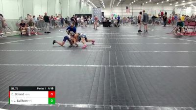 70_75 Cons. Round 2 - Jj Sullivan, Apex vs Cooper Boland, Mayfield Mat Academy