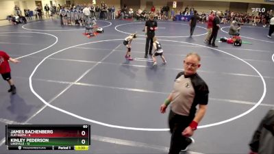 60 lbs Finals (8 Team) - James Bachenberg, Flat Earth vs Kinley Pederson, Lakeville