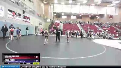 77 lbs Round 2 - Abel Reed, Southern Idaho Wrestling Club vs Kellen Fender, Idaho Gold