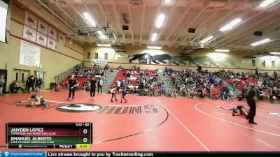 82 lbs Cons. Round 3 - Emanuel Alberto, Lake Stevens Wrestling Club vs Jaiyden Lopez, Toppenish USA Wrestling Club