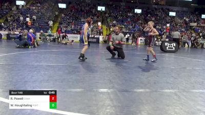 75 lbs Quarterfinal - Roman Powell, Connellsville vs Waylon Houghtaling, Port Allegany