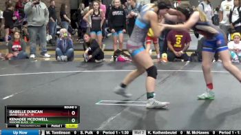 110 lbs Round 3 (4 Team) - Isabelle Duncan, Grand View WC vs Kenadee McDowell, Missouri Black