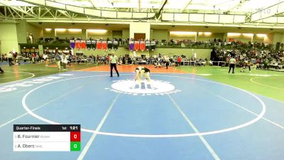 106 lbs Quarterfinal - Ben Fournier, RHAM vs Alex Oberc, New Milford