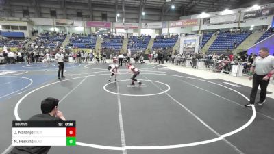 95 lbs 5th Place - Jenesis Naranjo, Colorado Outlaws vs Nathaniel Perkins, Black Fox Wrestling Academy