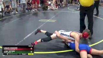 80 lbs Round 1 (6 Team) - Logan Conover, American Gladiators vs Lyric Hetzer, Death Squad