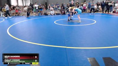 115 lbs Semifinal - Paisley Conway, Newberg High School Wrestling vs Nevis Saunders, Texas