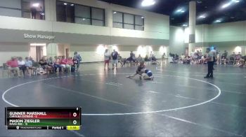 126 lbs Round 2 (6 Team) - Mason Ziegler, MAWA Red vs Gunner Marshall, Carolina Extreme