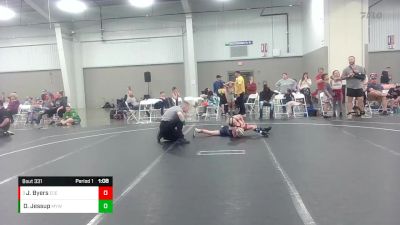 60 lbs Round 3 - John Byers, East Coast Elite vs Drake Jessup, Matoaca Youth Wrestling Club