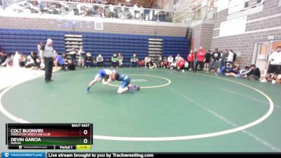 94 lbs Round 3 - Devin Garcia, Suples vs Colt Buonviri, Middleton Wrestling Club