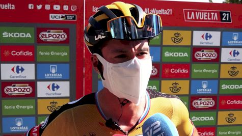 Primoz Roglic's Vuelta a España Scare Crash