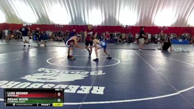 115-118 lbs Round 2 - Luke Redner, Reedsburg vs Regan Wood, Cambridge-Isanti