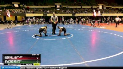 90 lbs 5th Place Match - Jackson Nofplot, Norfolk Christian vs Brayden DeHart, Hickory Wrestling Club