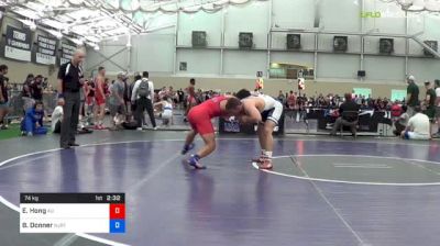 74 kg Consi Of 32 #1 - Eric Hong, American vs Brett Donner, NJRTC