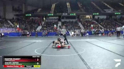 92 lbs Quarterfinal - Kaicen Akpan, Rhodes Supreme Avengers vs Hunter Pankey, Lawrence Elite