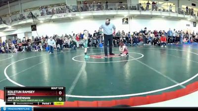 56 lbs Champ. Round 1 - Kolstun Ramsey, Indiana vs Jase Brennan, New Castle Youth Wrestling Club