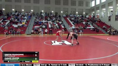 147 lbs Cons. Semi - Griffin Prudhomme, Vestavia Hills HS vs Parker Krayer, Hewitt-Trussville MS