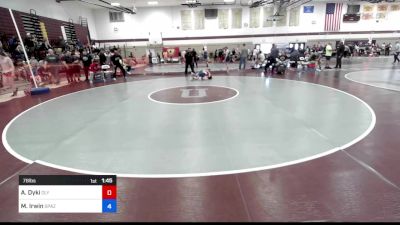 78 lbs Final - Alexander Dyki, Olympic vs Mason Irwin, Spazz Wrestling