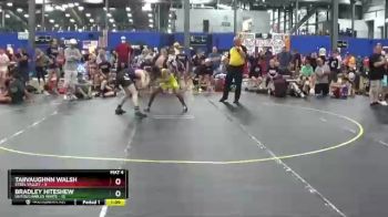 110 lbs Round 3 (6 Team) - Taiivaughnn Walsh, Steel Valley vs Bradley Hiteshew, Untouchables White