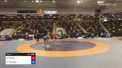 57 kg Round Of 16 - Aden Reeves, Viking Wrestling Club (IA) vs Gabriel Townsell, California Regional Training Center (CA RTC)