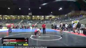 126 lbs Round 3 (4 Team) - Zachary Keinonen, 6A Newberg vs Jarrett Sprinkle, 6A Clackamas