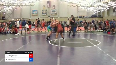 79 kg Round Of 64 - Dean Drugac, Virginia Beach Regional Training Center vs Kyle Hatch, Wabash Wrestling Club