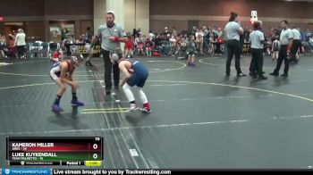 70 lbs Semis & 1st Wrestleback (8 Team) - Luke Kuykendall, Team Palmetto vs Kameron Miller, Ares
