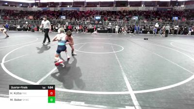 85 lbs Quarterfinal - Harrison Kolba, Fried Daze vs Maddox Baker, Springdale Youth Wrestling Club