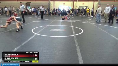 84-88 lbs Round 1 - Blake Walker, Beacon MS vs Ayden Clancy, Rednose