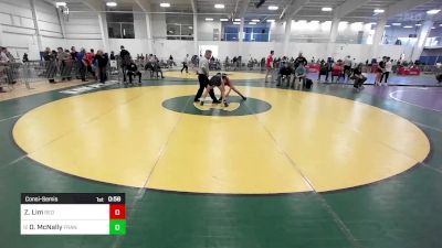 100 lbs Consolation - Zachary Lim, Red Roots WC vs David McNally, Franklin