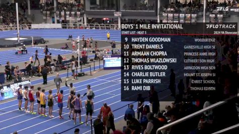 High School Boys' Mile Invitational , Finals 3