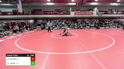 138 lbs Quarterfinal - Bradan McNeil, Beverly vs Cyrus Jones, Sharon