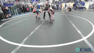 58 lbs Consi Of 8 #2 - Reed Ehler, Pawnee Black Bear Wrestling vs Jaxson Dilbeck, Woodland Wrestling Club