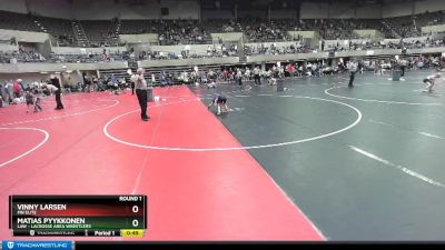 55 lbs Round 1 - Matias Pyykkonen, LAW - Lacrosse Area Wrestlers vs Vinny Larsen, Mn Elite