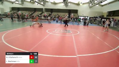 69 lbs Rr Rnd 4 - Nelson Villafane III, Mat Assassins vs Lj Bachman, Revival Black