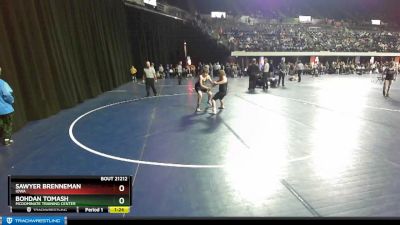 135 lbs Round 3 - Sawyer Brenneman, Iowa vs Bohdan Tomash, McDominate Training Center