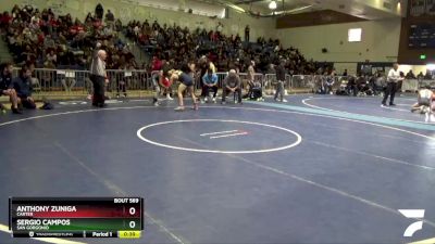 145 lbs Cons. Semi - Anthony Zuniga, Carter vs Sergio Campos, San Gorgonio