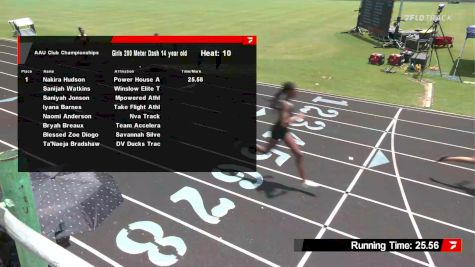 Youth Girls' 200m, Semi-Finals 11 - Age 14