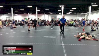 96 lbs Placement (4 Team) - Will Hewlett, Mat Warriors vs Kayne Burkett, Finger Lakes Elite