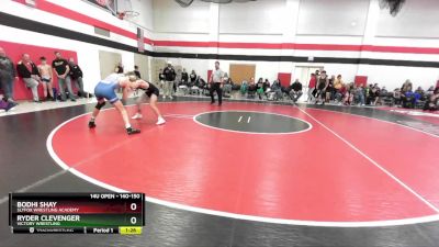 140-150 lbs Round 2 - Bodhi Shay, SlyFox Wrestling Academy vs Ryder Clevenger, Victory Wrestling