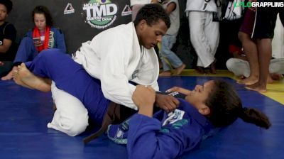 Gabi Pessanha Rolling with Male Brown Belt