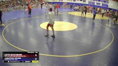 165 lbs Round 5 - Layth Qouchbane, Barlow Mat Club (DBA Barlow Wr vs Christian Apling, Salem Elite Mat Club