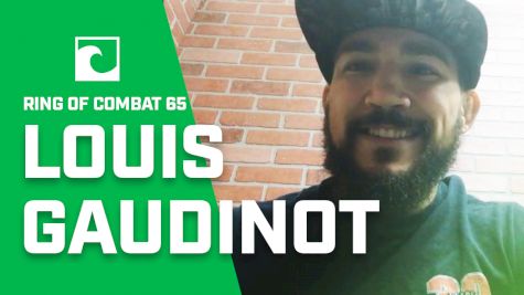 Ring Of Combat 65: Louis Gaudinot Talks Layoff, Comeback, Fighting At 135